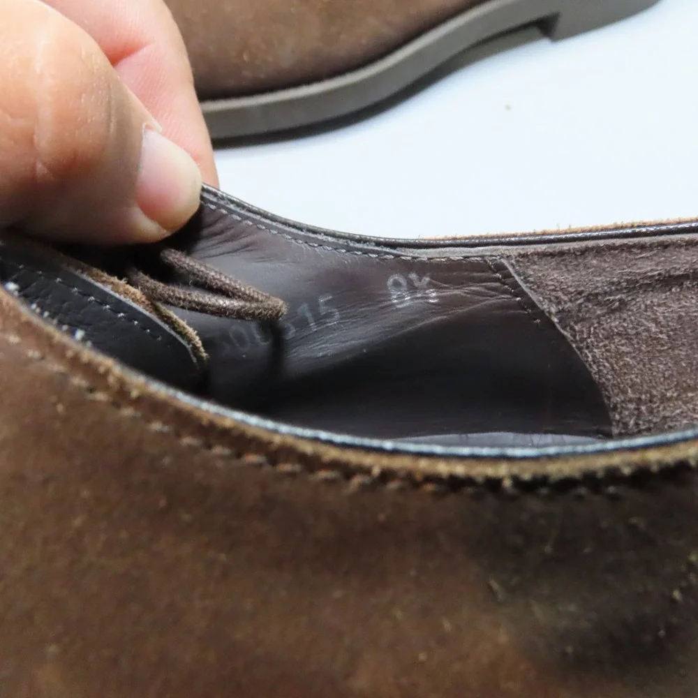 To Boot New York Adam Derrick Mens Brown Suede Oxford Shoes‎ size 8.5 M